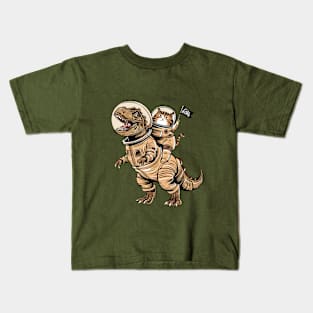 Dinoastronaut and His Cat Kids T-Shirt